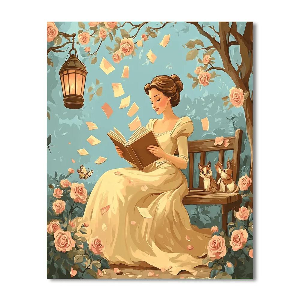 Belle Garden Reading paint by color