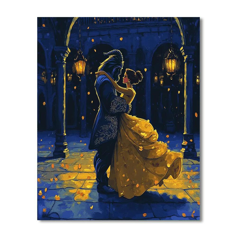 Beast Starlit Dance paint by number