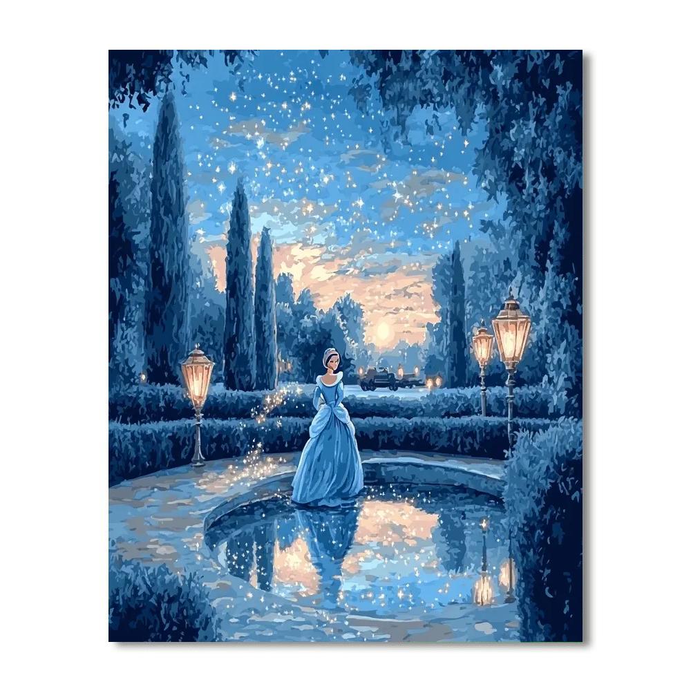 Cinderella Midnight Garden Paint by numbers kits