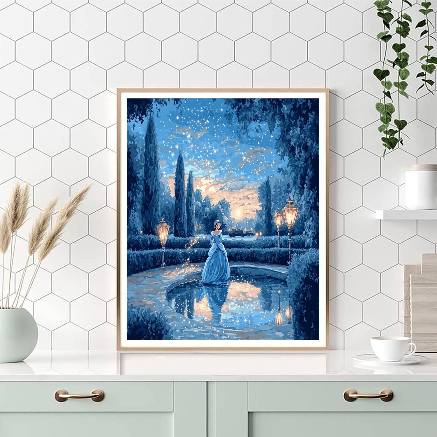 Cinderella Midnight Garden Paint by numbers kits