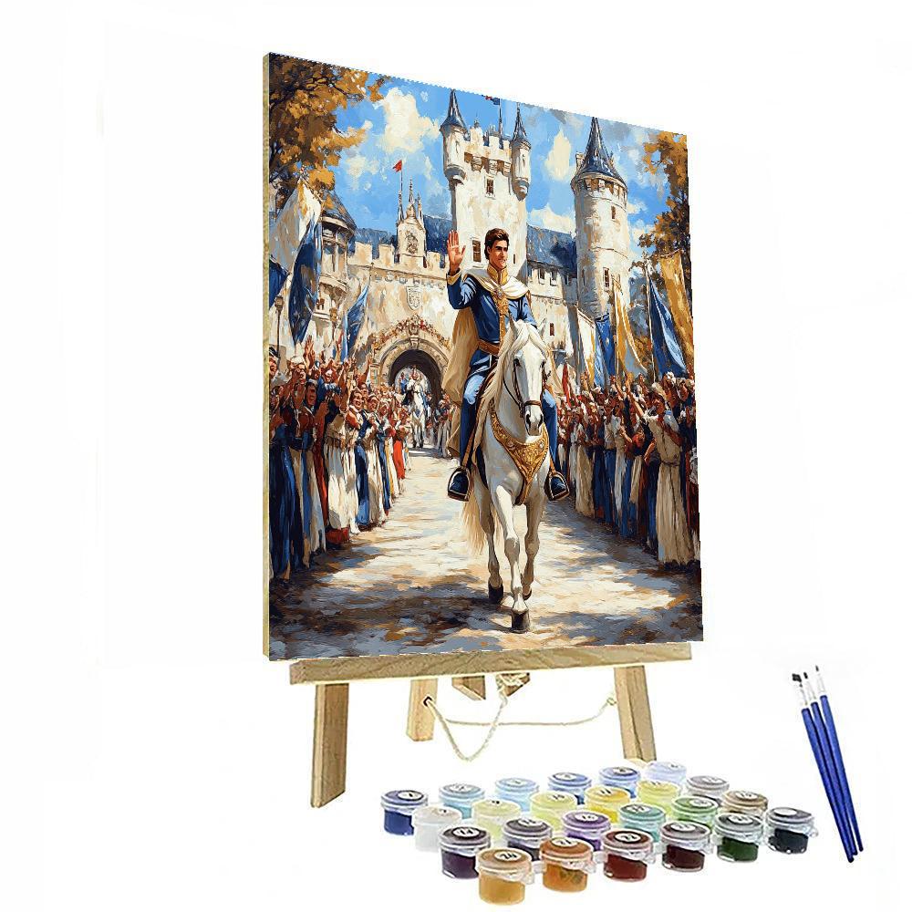 Prince Charming Royal Ride Number painting