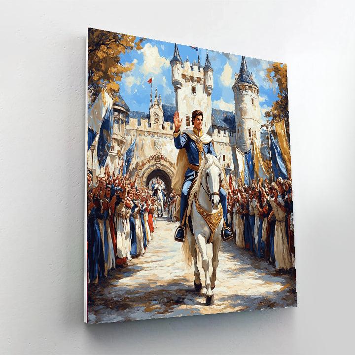 Prince Charming Royal Ride Number painting