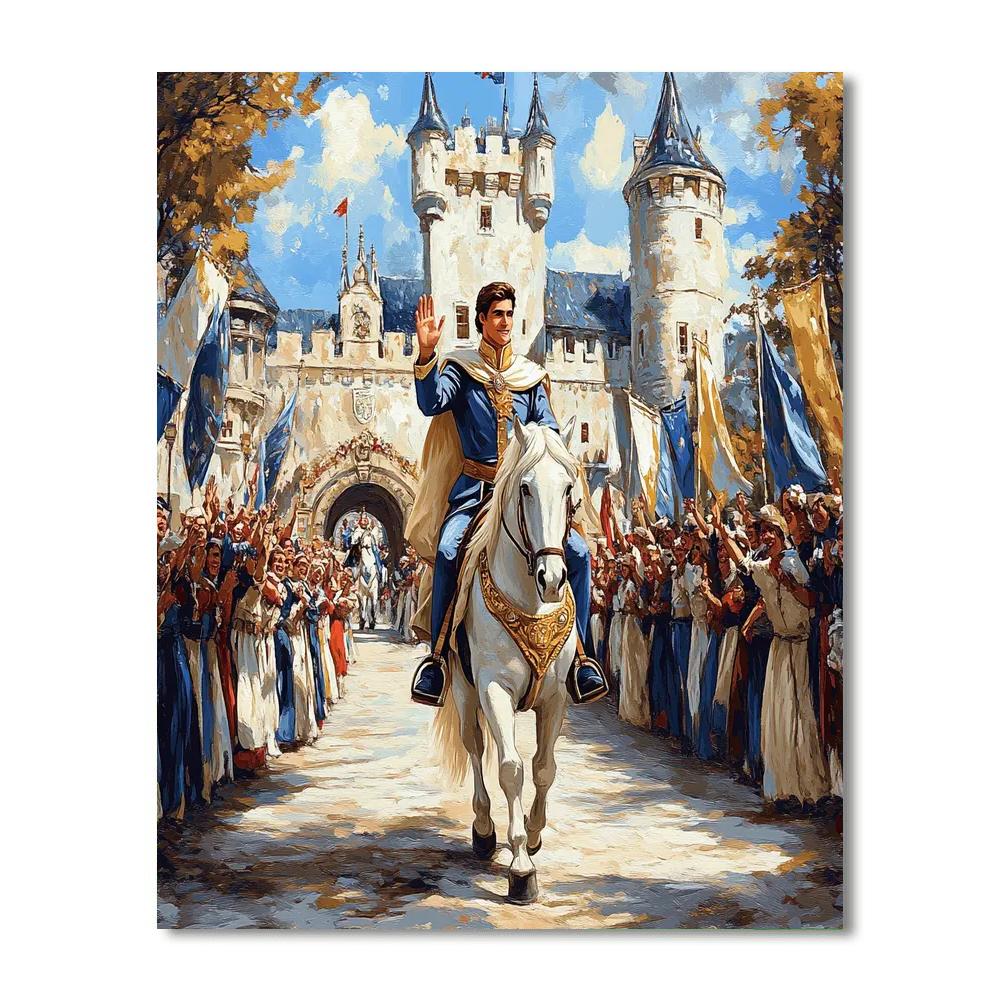 Prince Charming Royal Ride Number painting