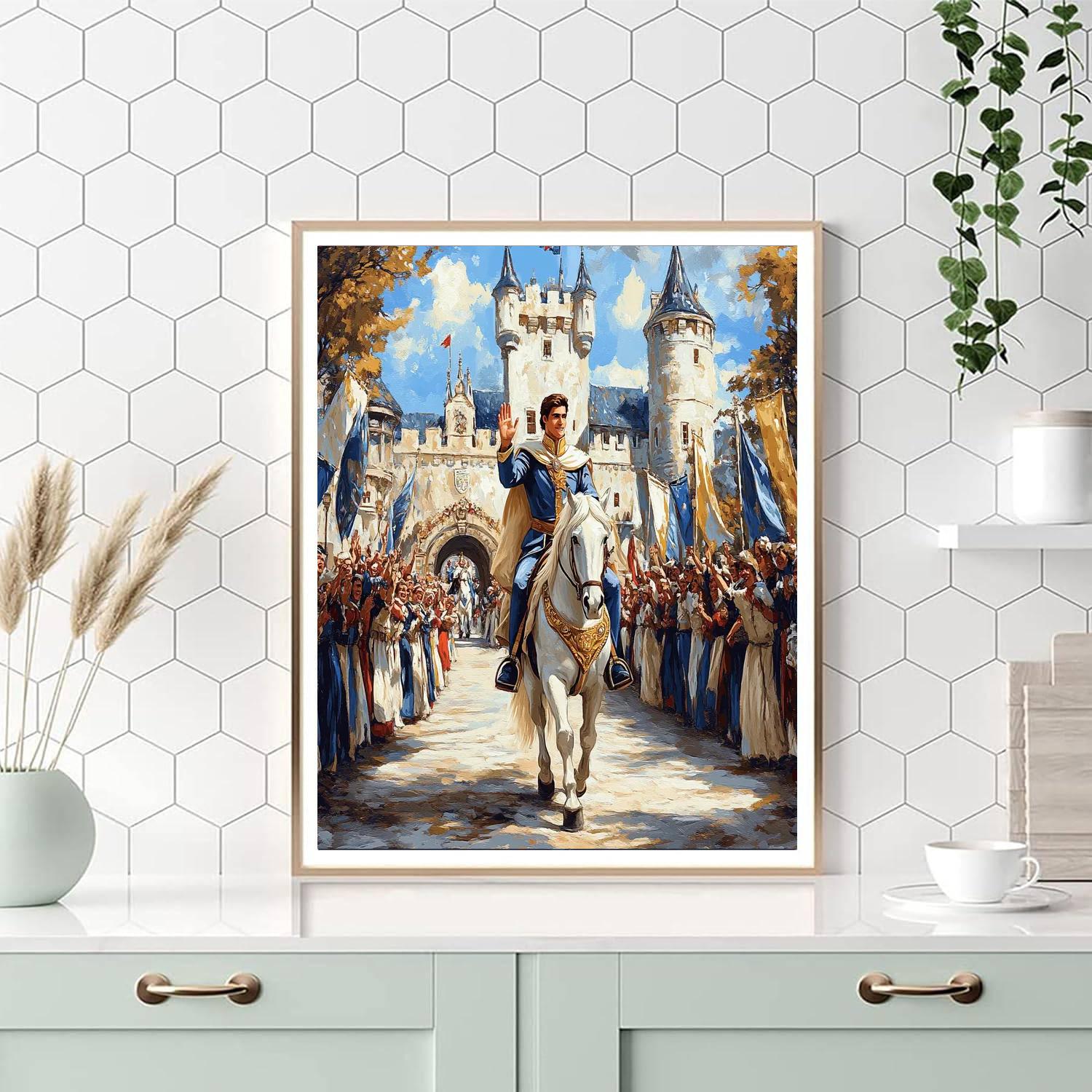 Prince Charming Royal Ride Number painting