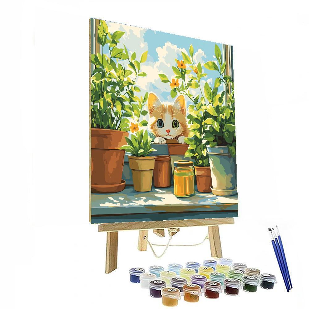 Pascal Sunbeam Hideaway Painting by numbers kit