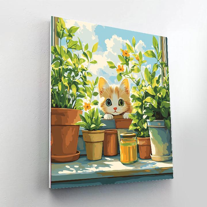 Pascal Sunbeam Hideaway Painting by numbers kit