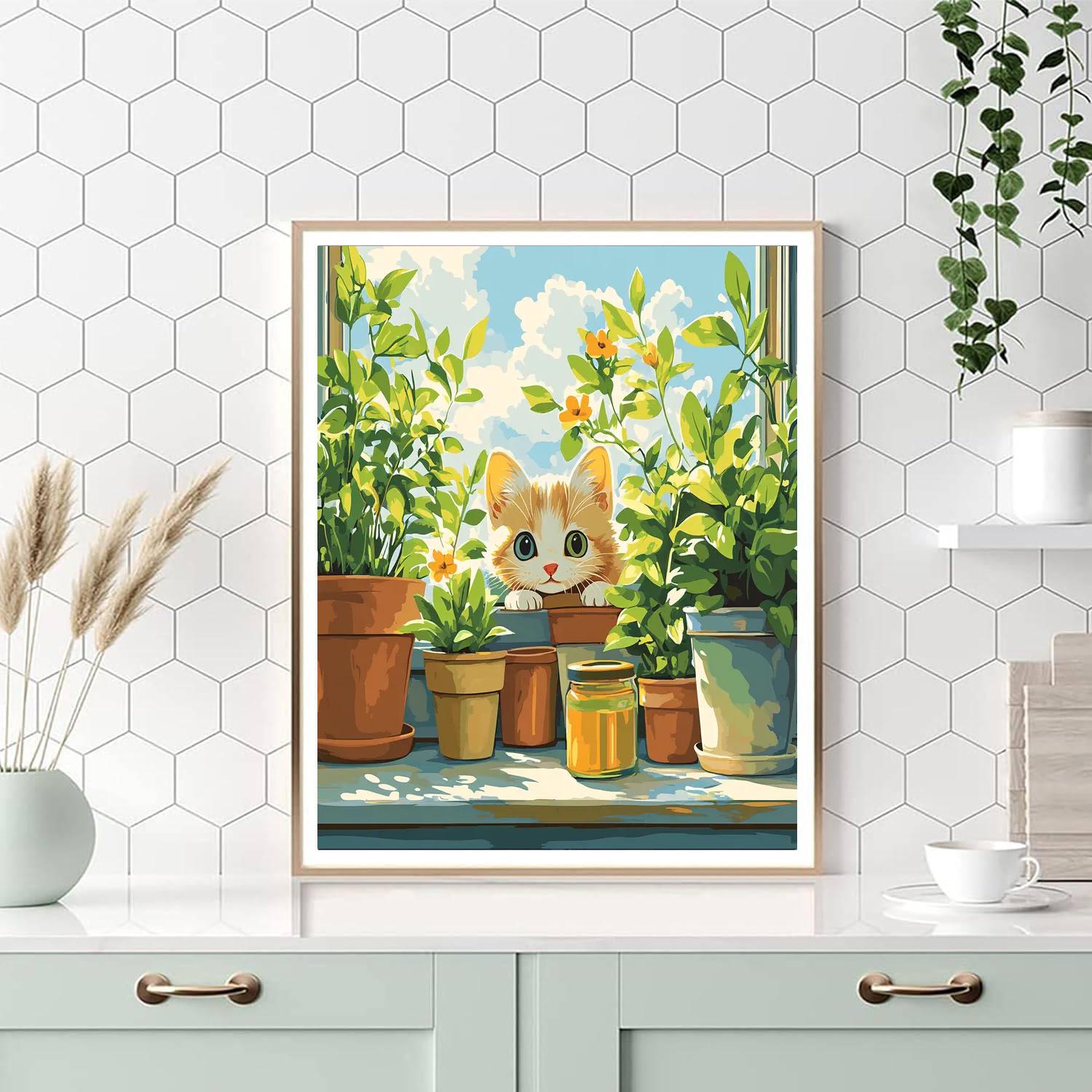 Pascal Sunbeam Hideaway Painting by numbers kit