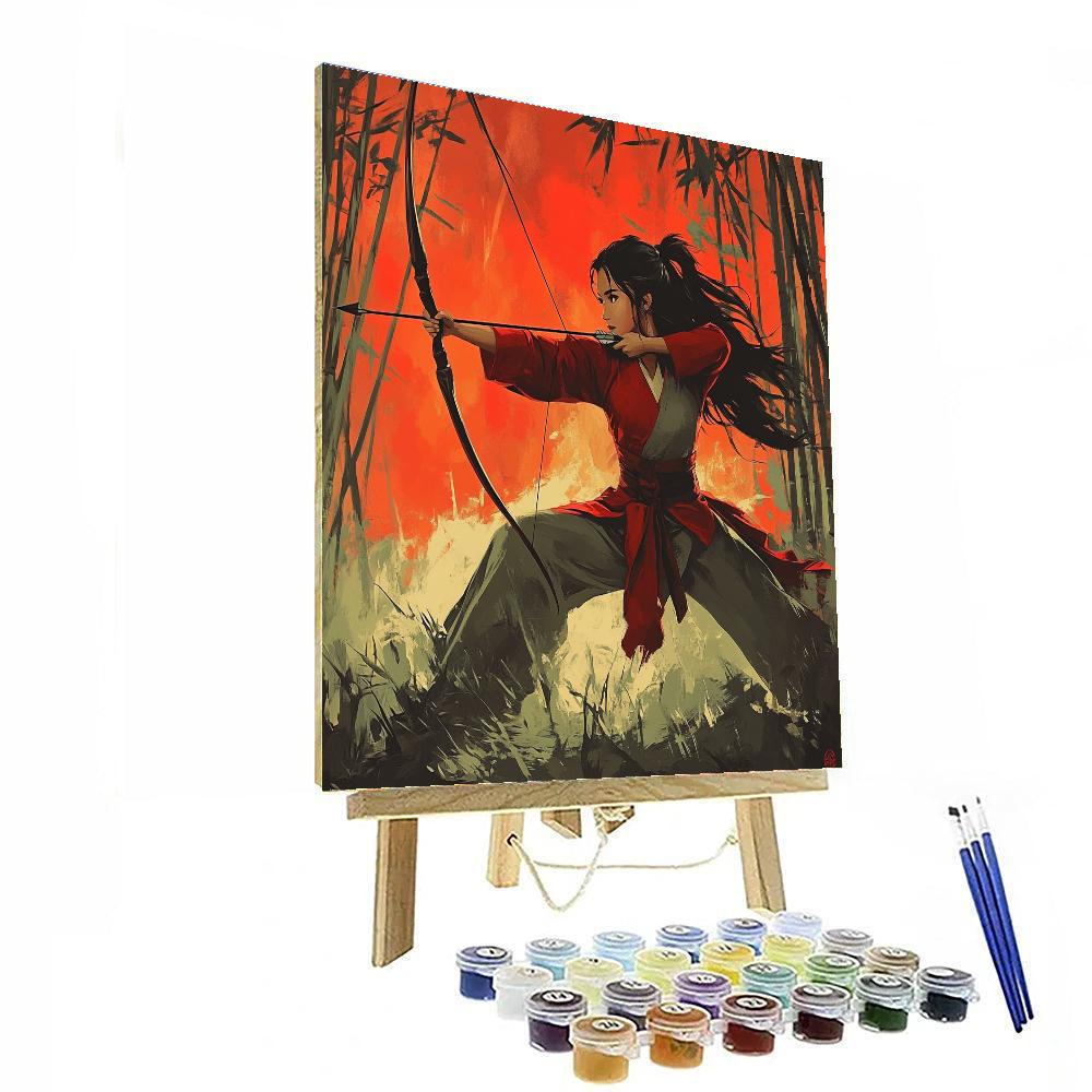 Mulan Courage Training paint by number