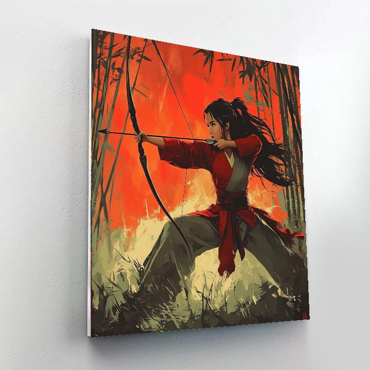 Mulan Courage Training paint by number