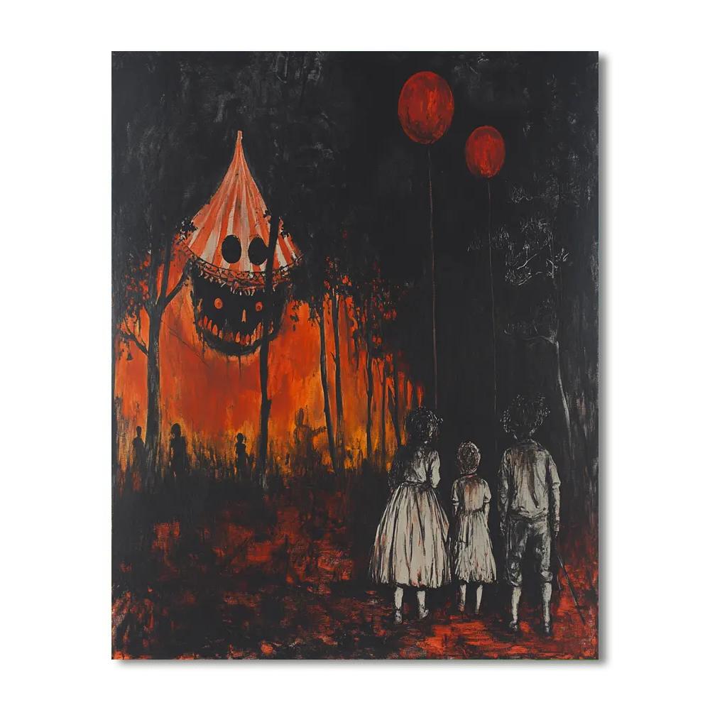 Francisco Goya Inspired Dark Carnival Paint by numbers kits
