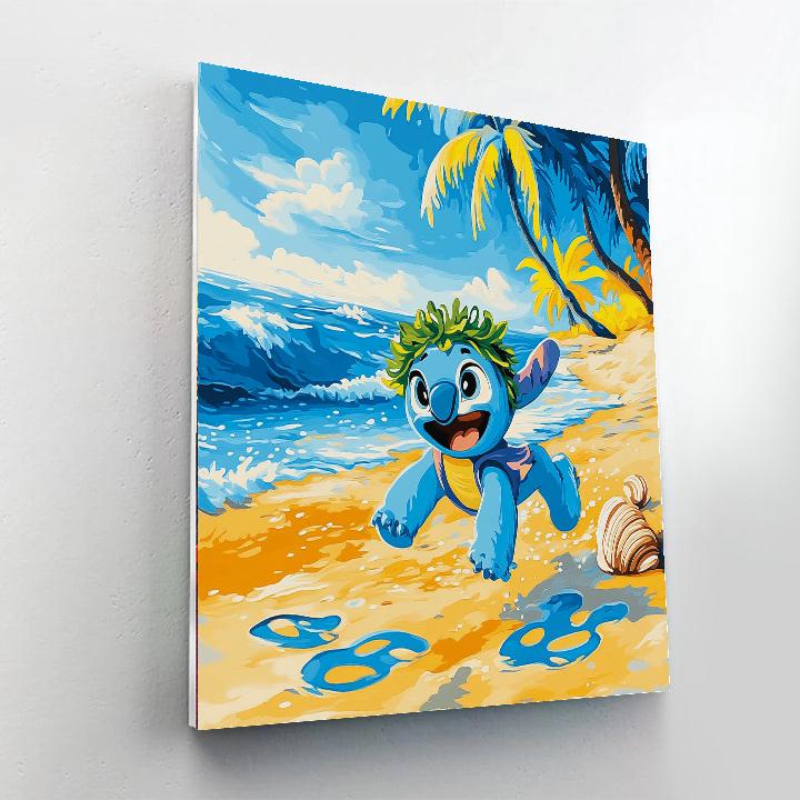 Stitch Island Mischief painting number kit
