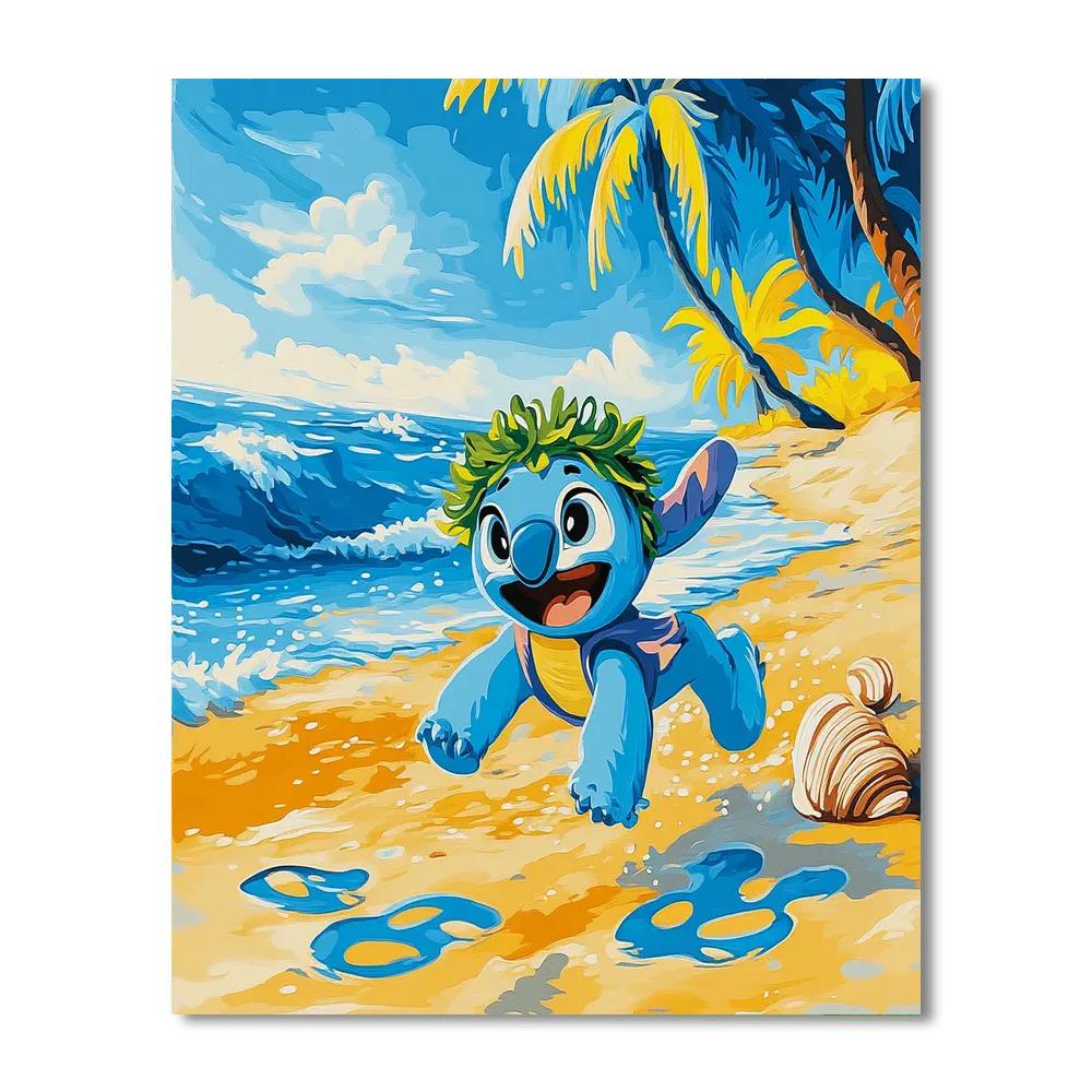 Stitch Island Mischief painting number kit