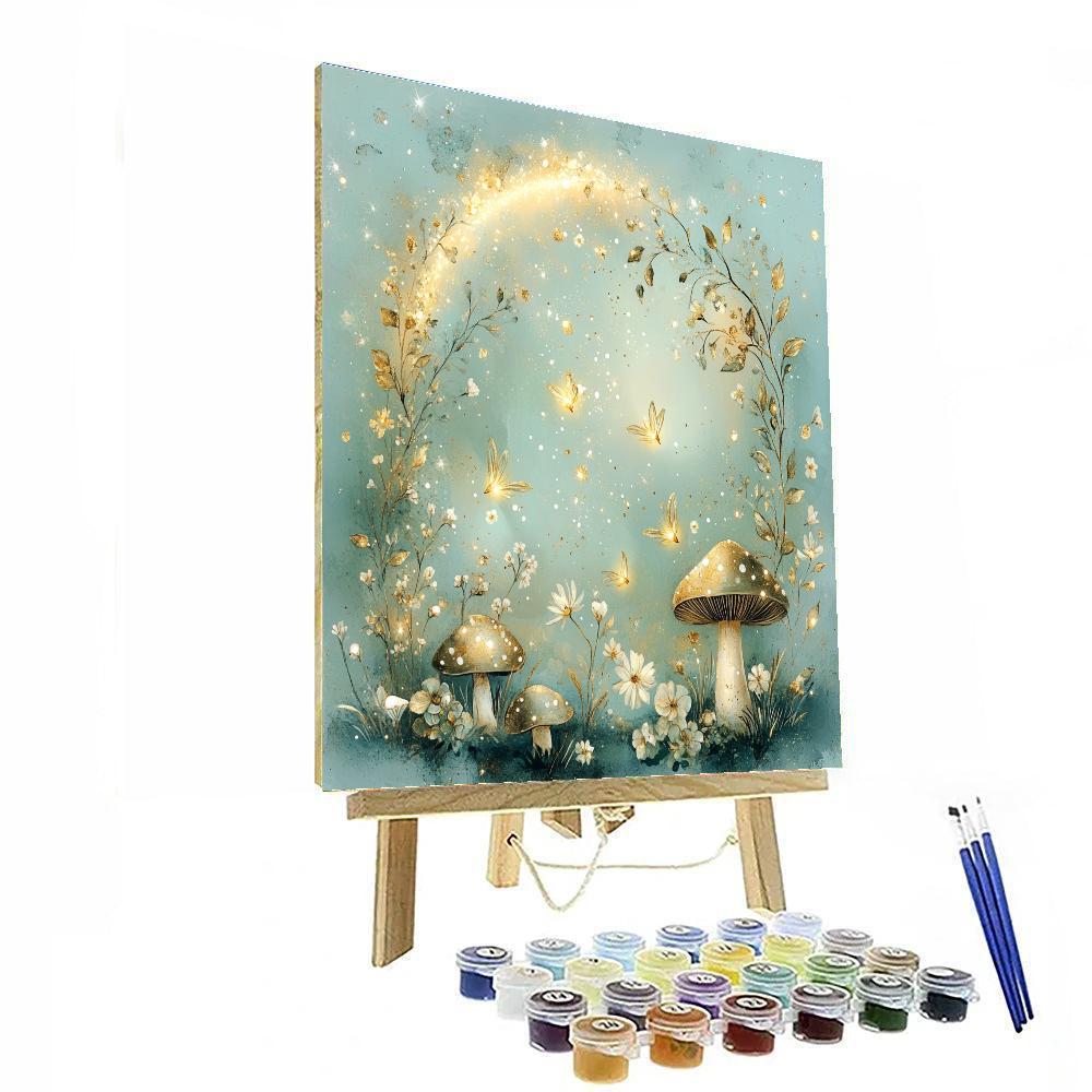 Tinker Bell Moonlit Glow paint by number