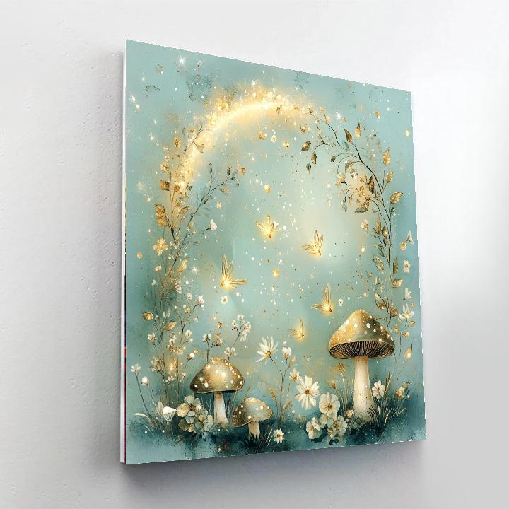 Tinker Bell Moonlit Glow paint by number