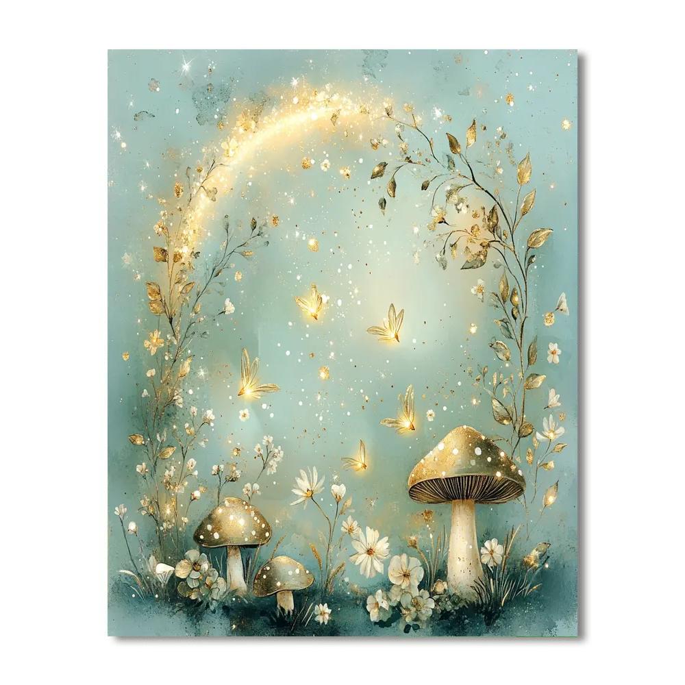 Tinker Bell Moonlit Glow paint by number