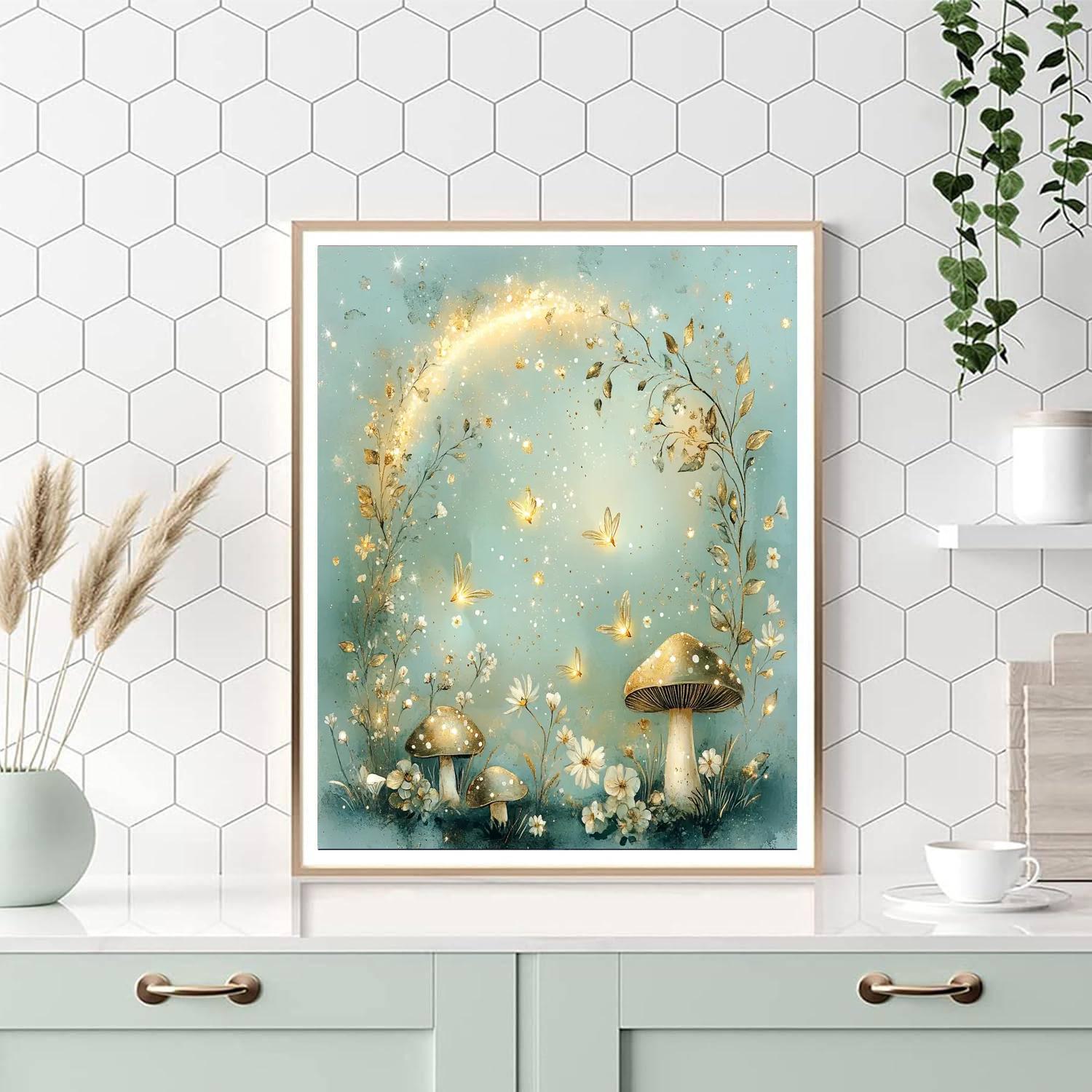 Tinker Bell Moonlit Glow paint by number