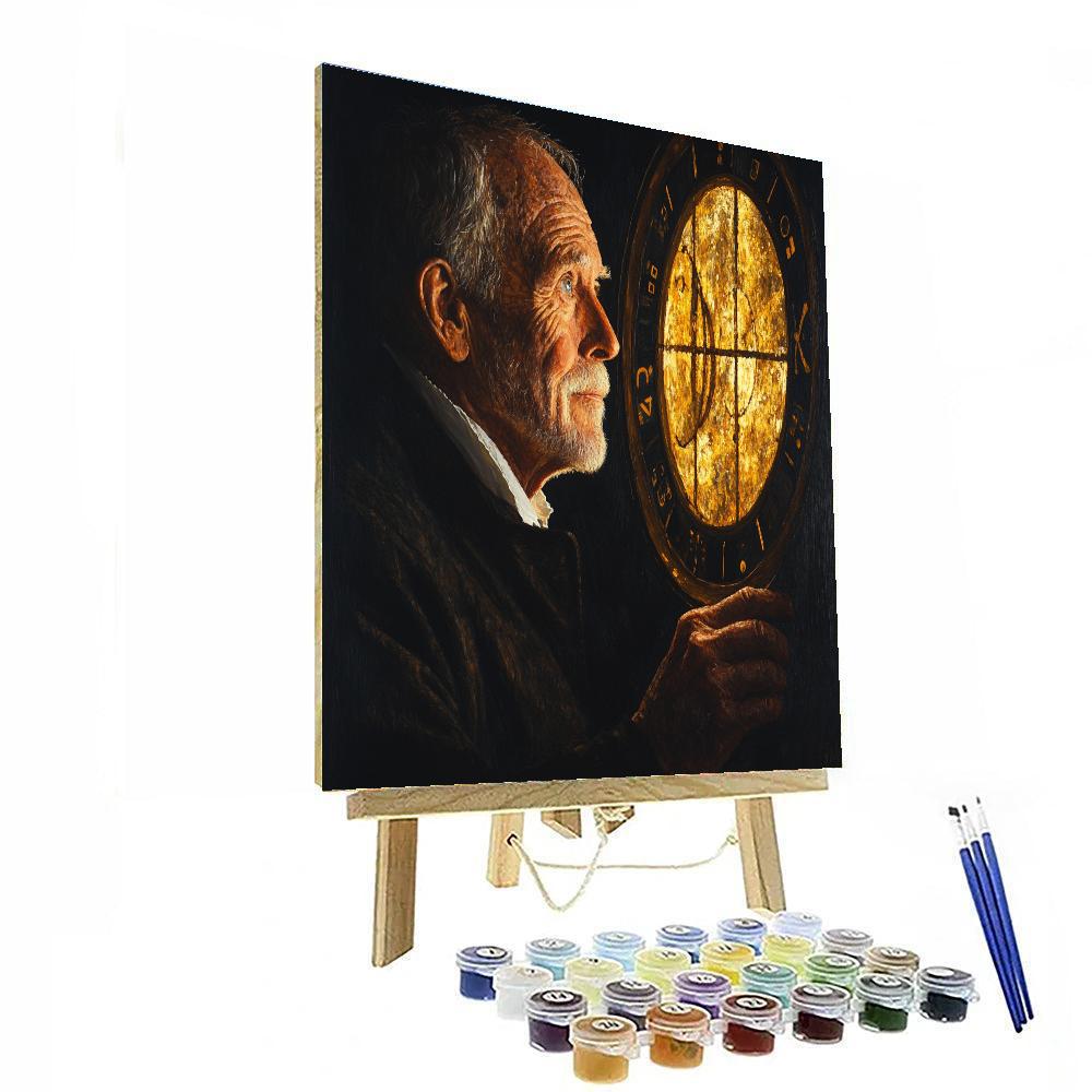 Rembrandt Inspired Portrait Of An Astronomer Numbered painting kits