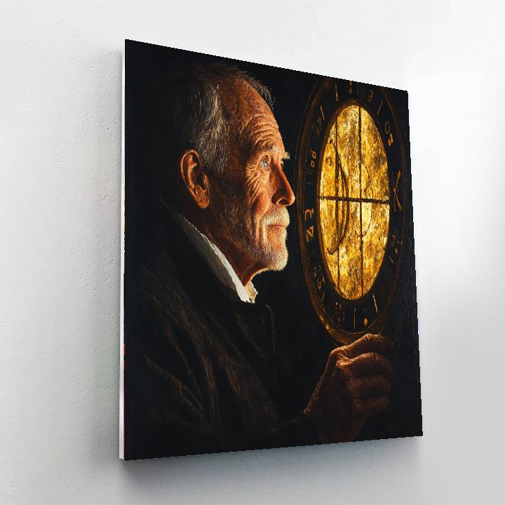 Rembrandt Inspired Portrait Of An Astronomer Numbered painting kits