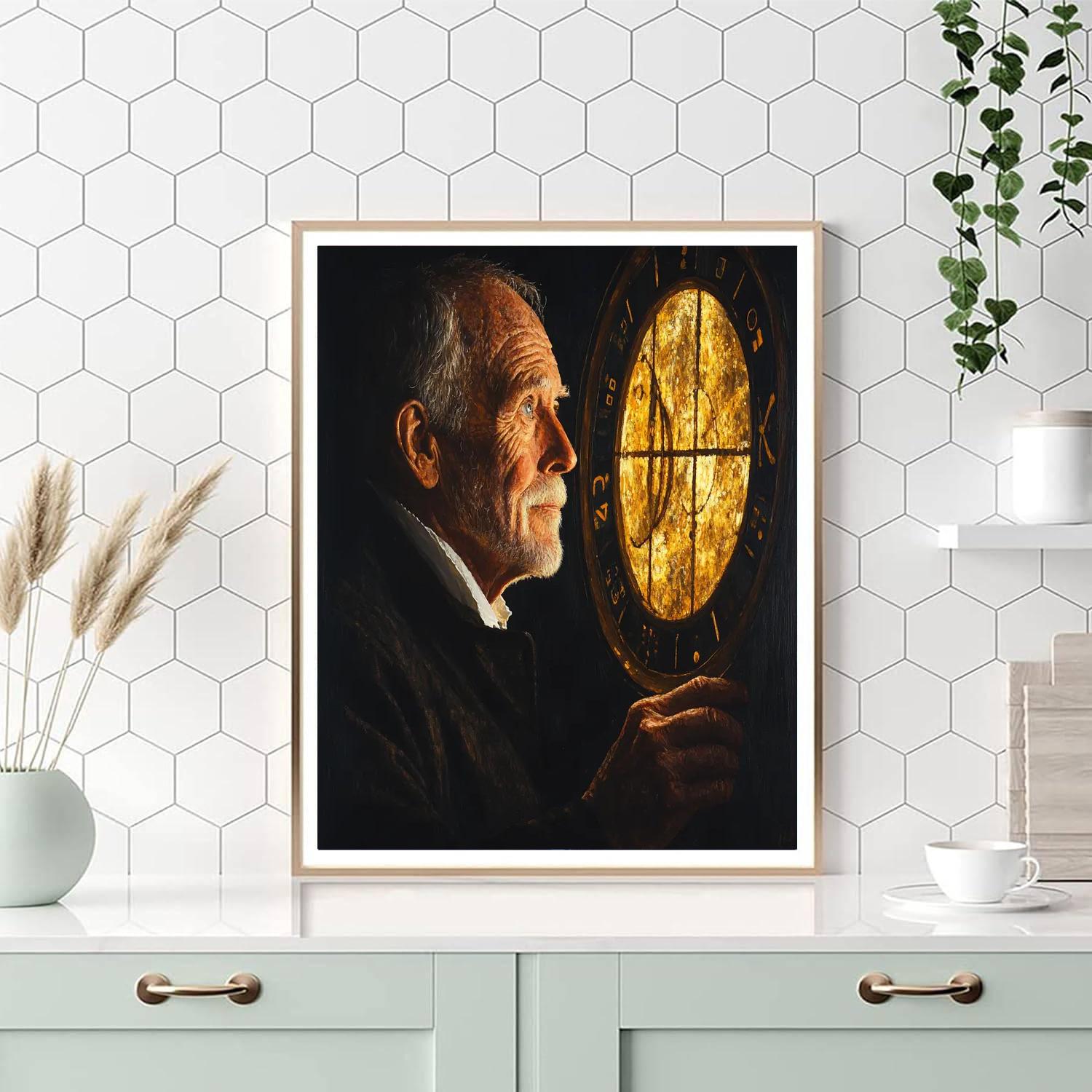 Rembrandt Inspired Portrait Of An Astronomer Numbered painting kits