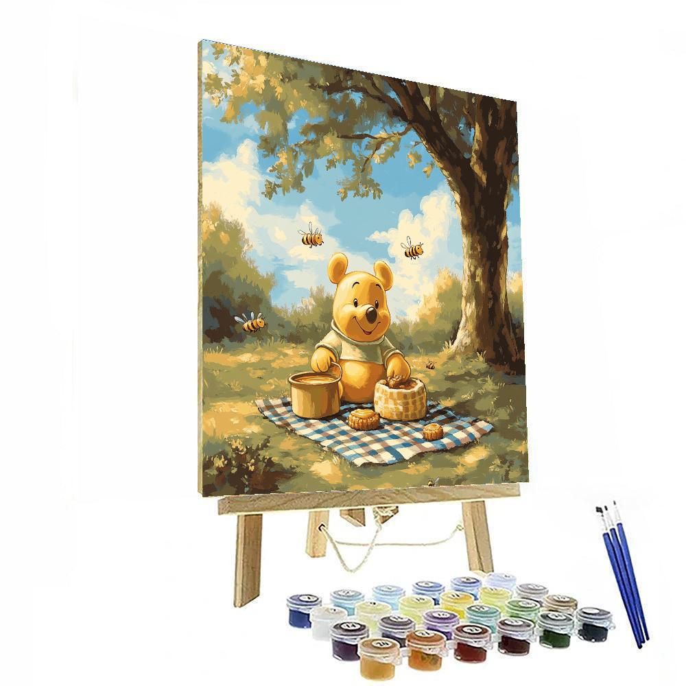 Winnie The Pooh Honey Picnic Paint by numbers kits