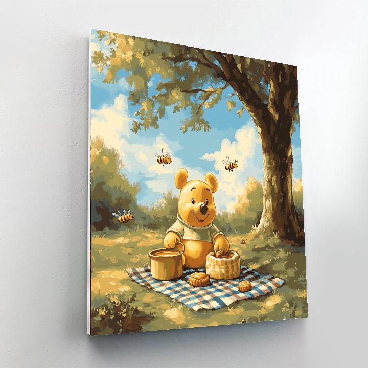 Winnie The Pooh Honey Picnic Paint by numbers kits
