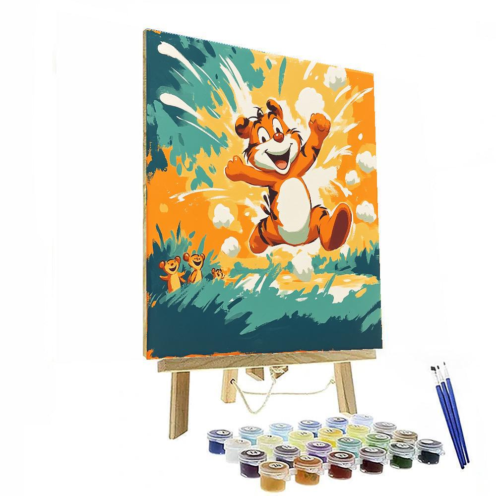 Tigger Bouncy Fun DIY paint by numbers
