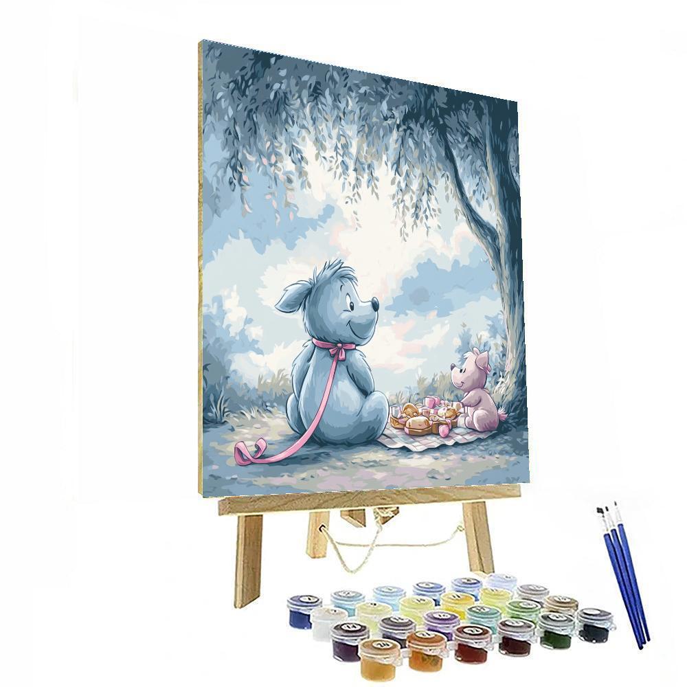 Eeyore Gentle Afternoon Paint by numbers art
