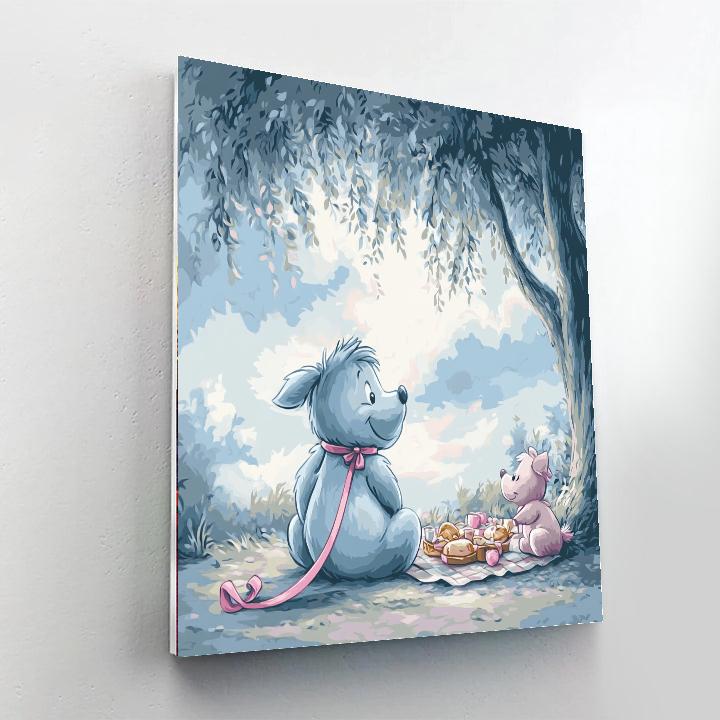 Eeyore Gentle Afternoon Paint by numbers art
