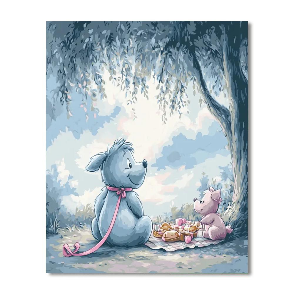 Eeyore Gentle Afternoon Paint by numbers art