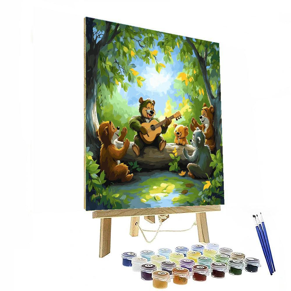 Baloo Jungle Singalong Numbered painting kits