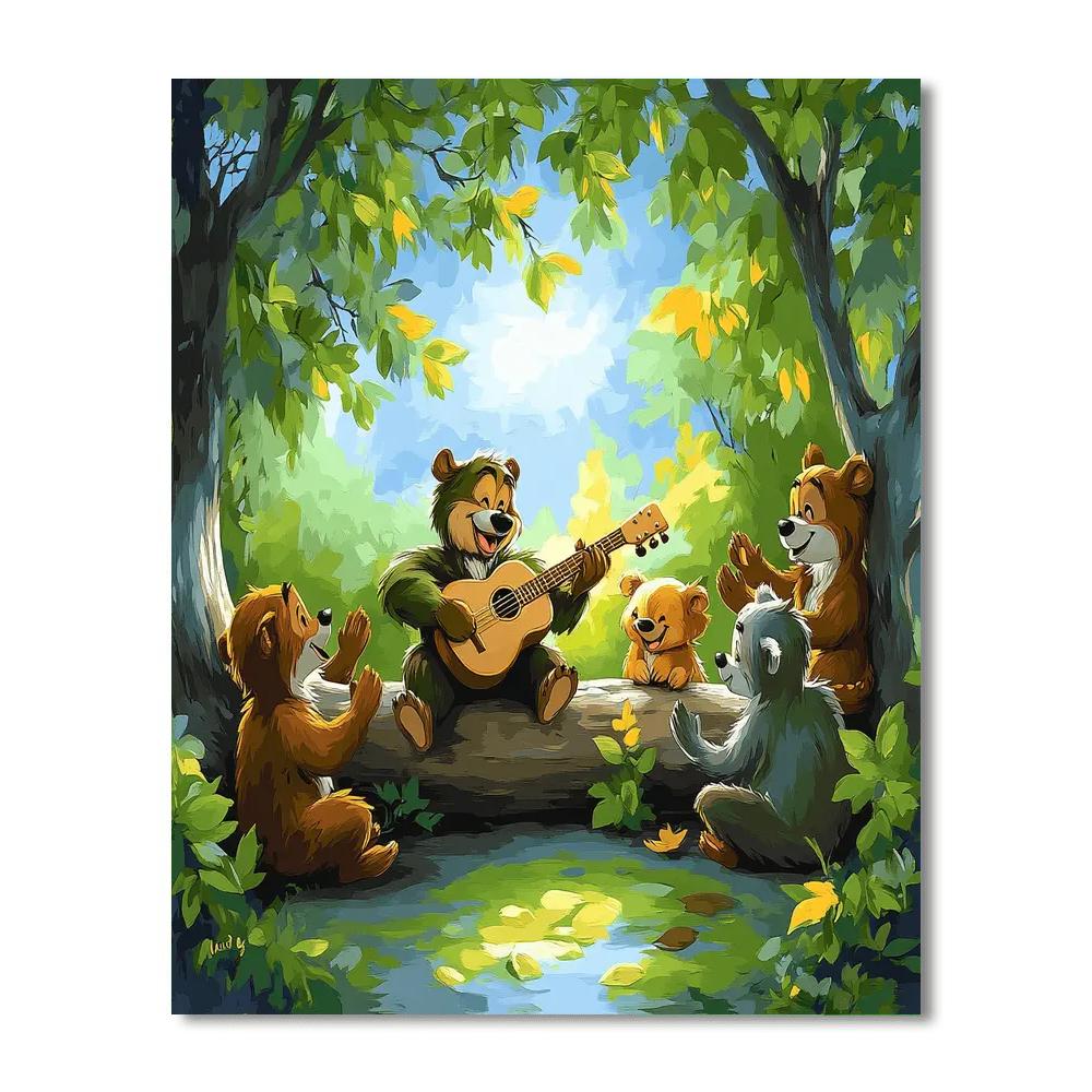 Baloo Jungle Singalong Numbered painting kits