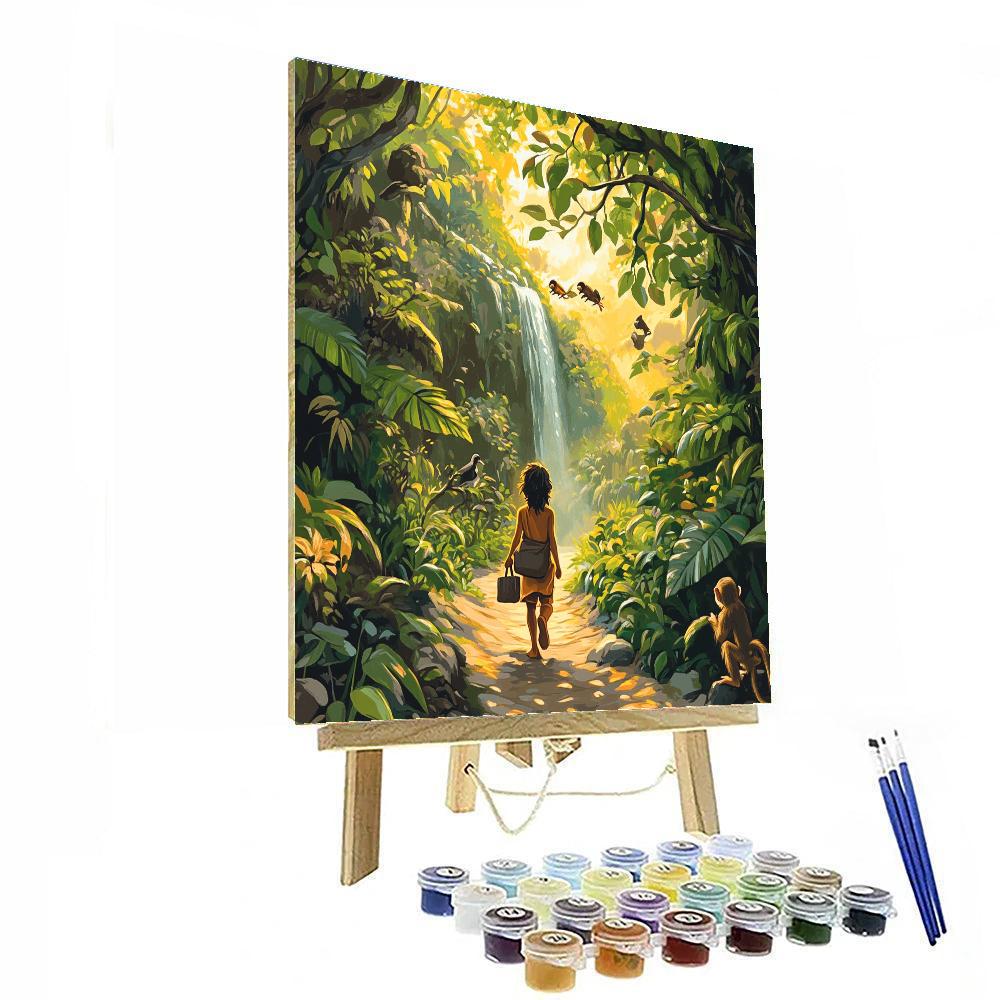 Mowgli Jungle Trail Numbered painting kits