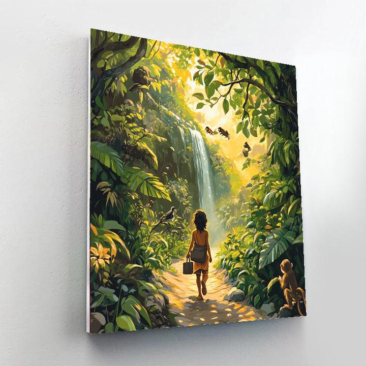 Mowgli Jungle Trail Numbered painting kits