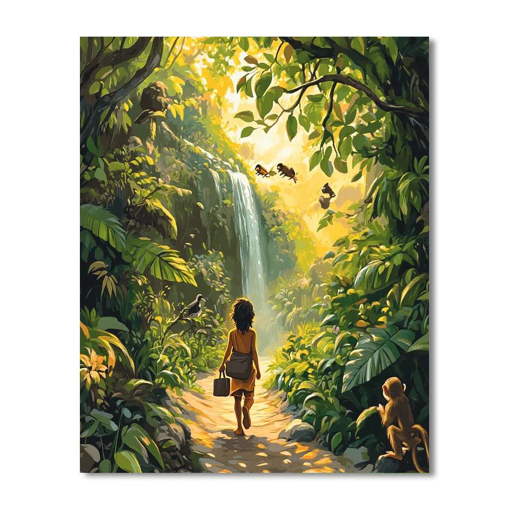 Mowgli Jungle Trail Numbered painting kits