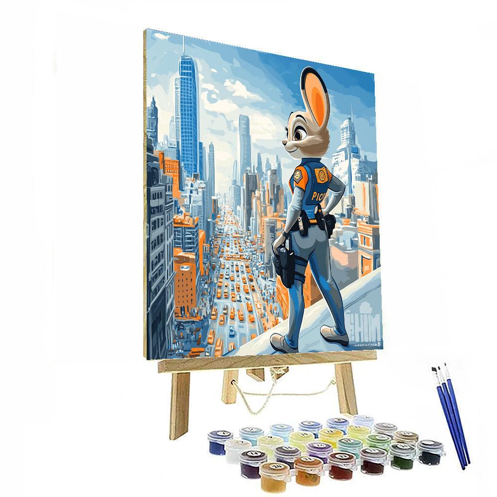 Judy Hopps City Patrol Numbered painting kits