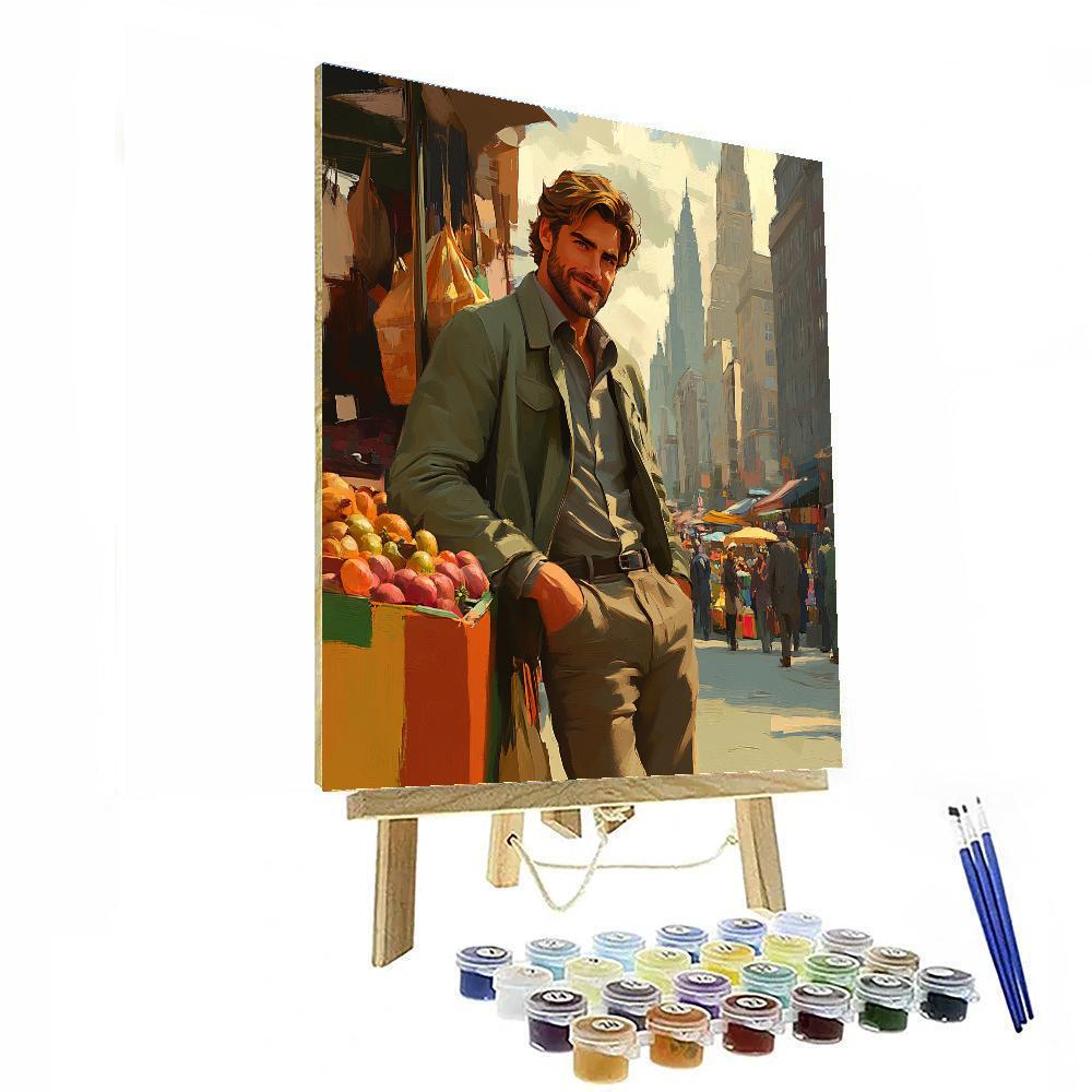 Nick Wilde Sneaky Smile Painting by numbers kit