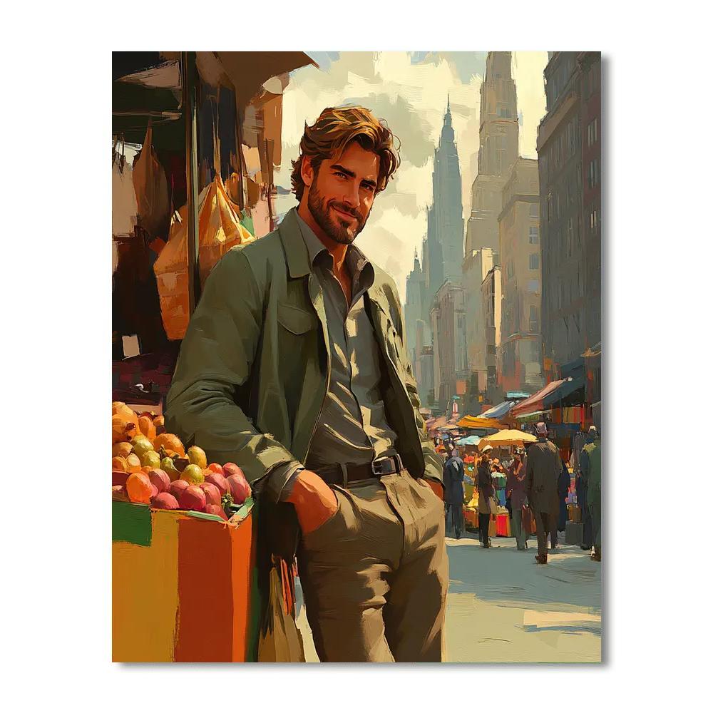 Nick Wilde Sneaky Smile Painting by numbers kit