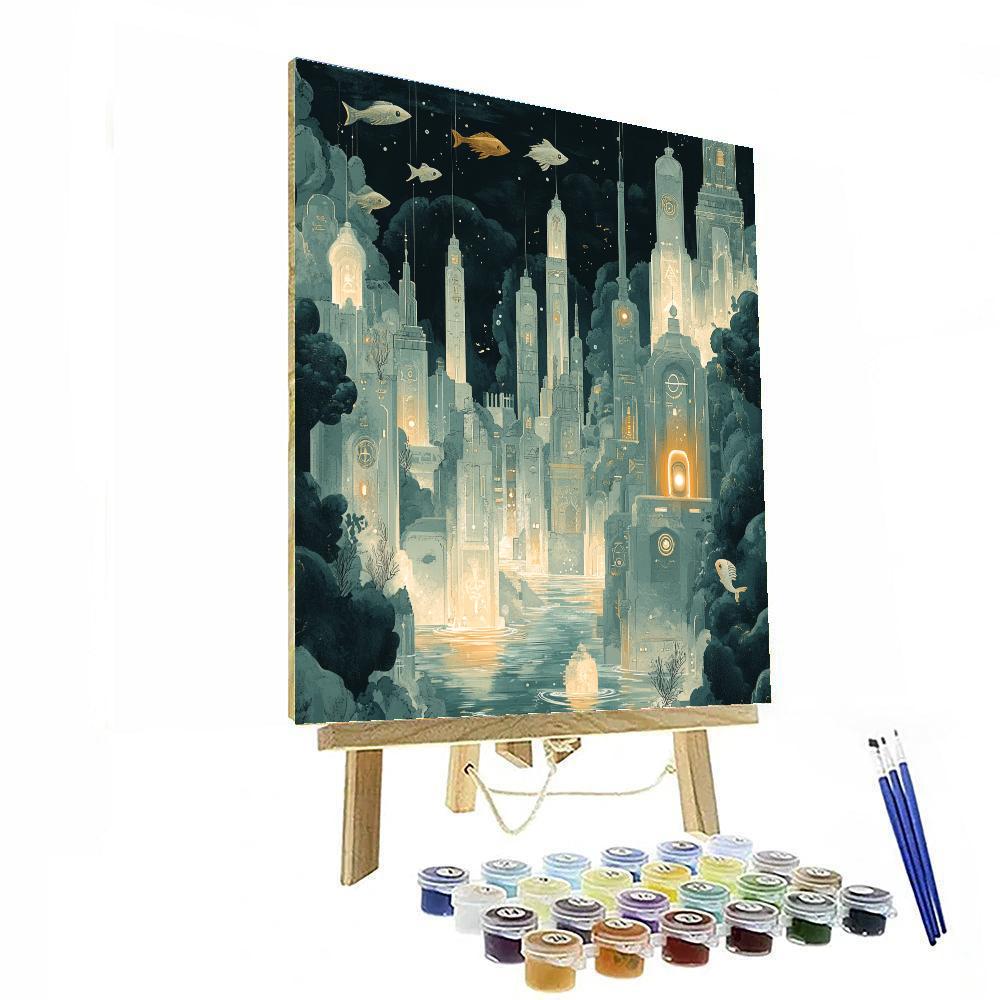 Kida Atlantis Discovery paint by numbers