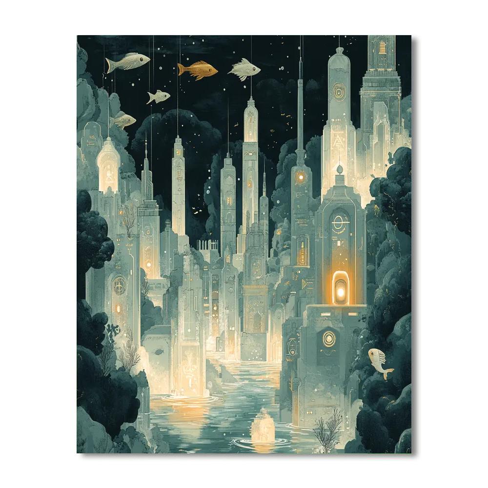 Kida Atlantis Discovery paint by numbers