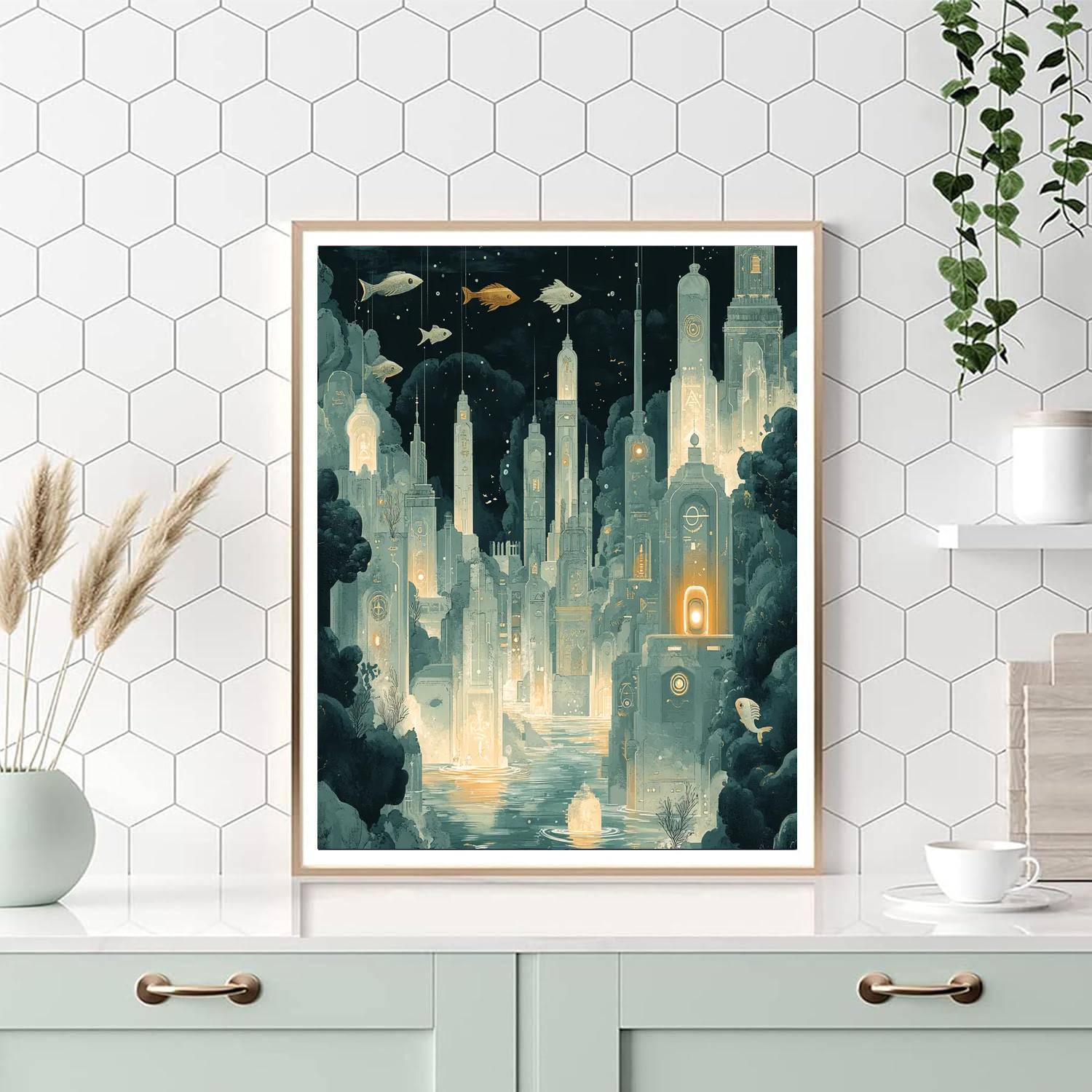 Kida Atlantis Discovery paint by numbers