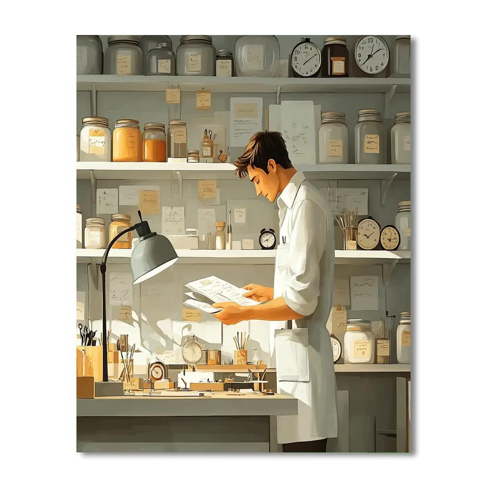 Doc Helpful Workshop paint by number
