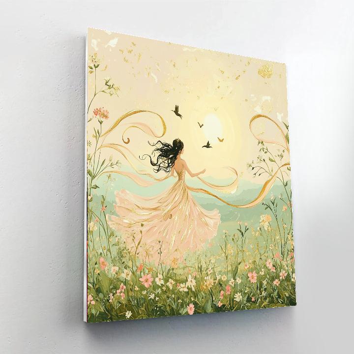 Aurora Meadow Waltz Painting by numbers kit