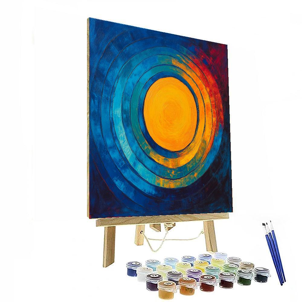 Wassily Kandinsky Inspired Solar Symphony Paint by numbers kits