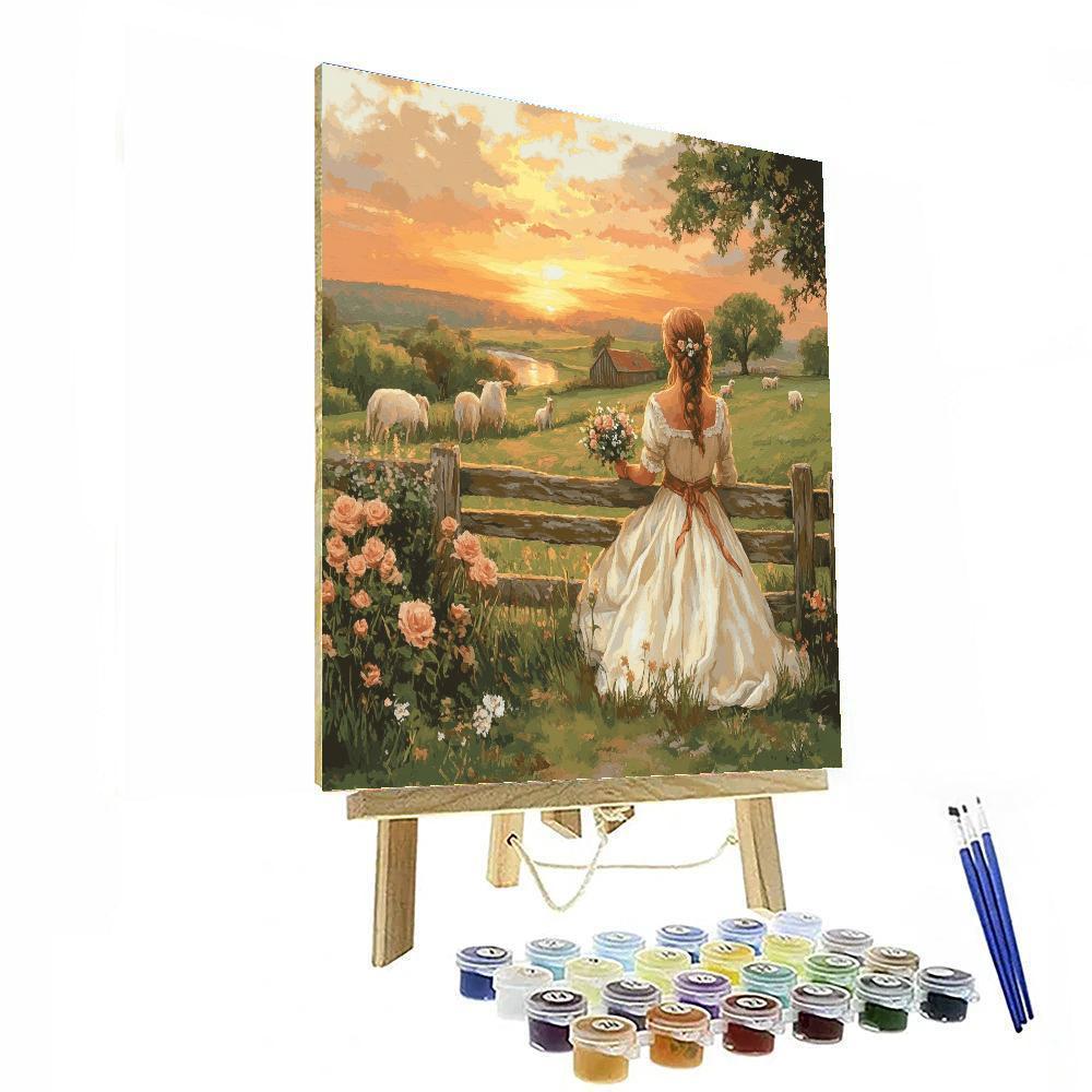 Maid Marian Meadow Smile Paint by numbers art