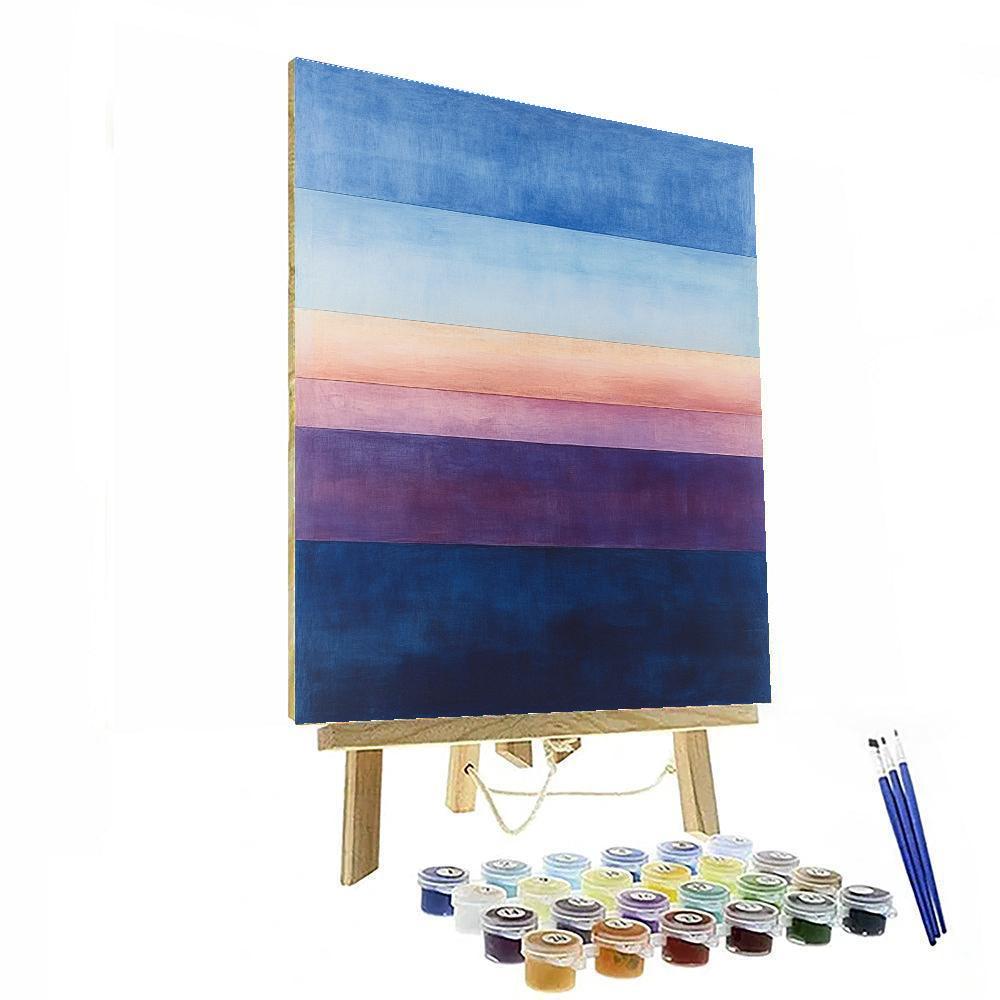 Rothko Inspired Twilight Window Numbered painting kits