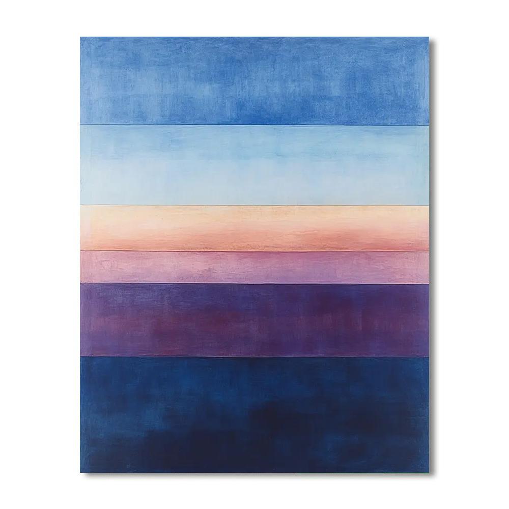 Rothko Inspired Twilight Window Numbered painting kits