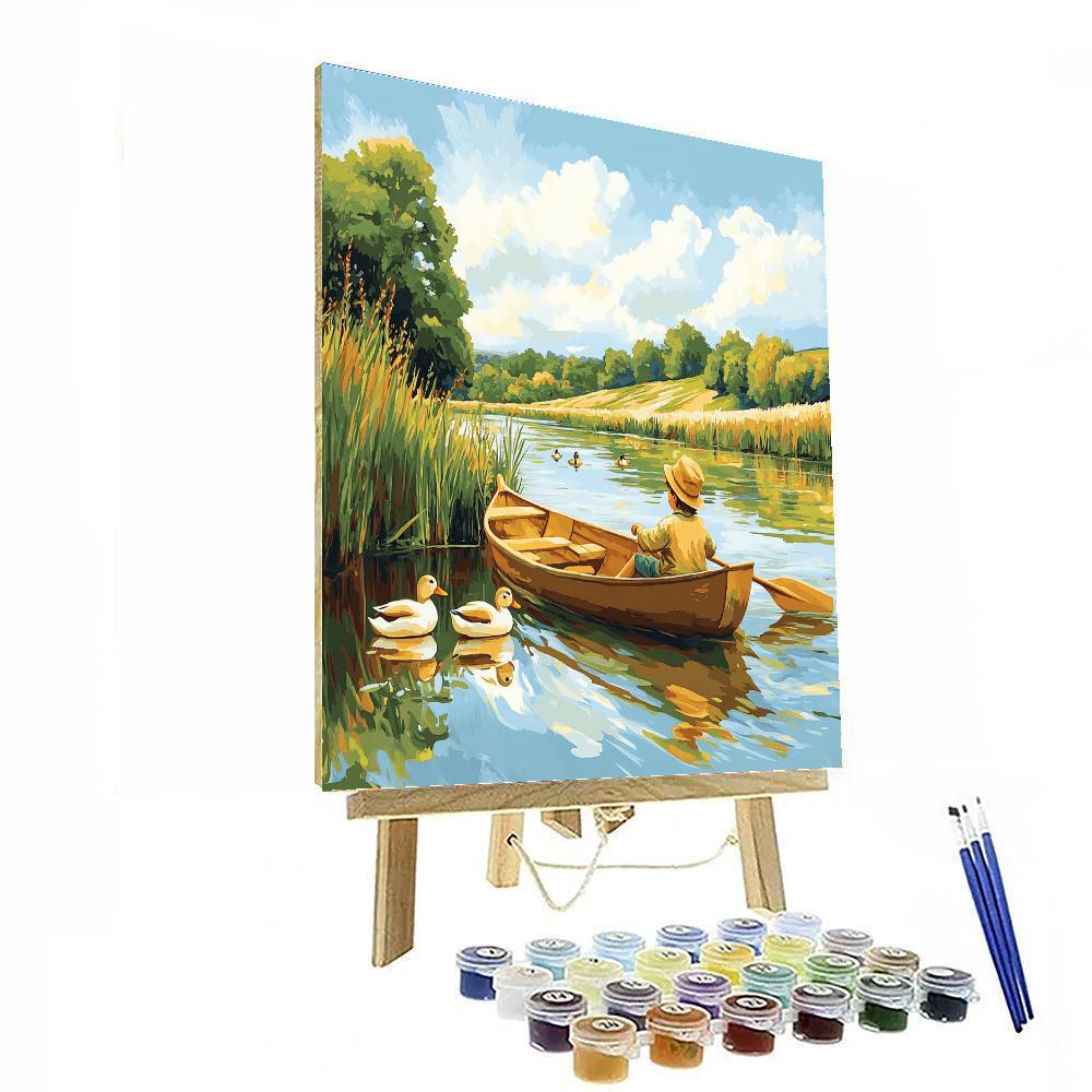 Little John River Row paint by numbers