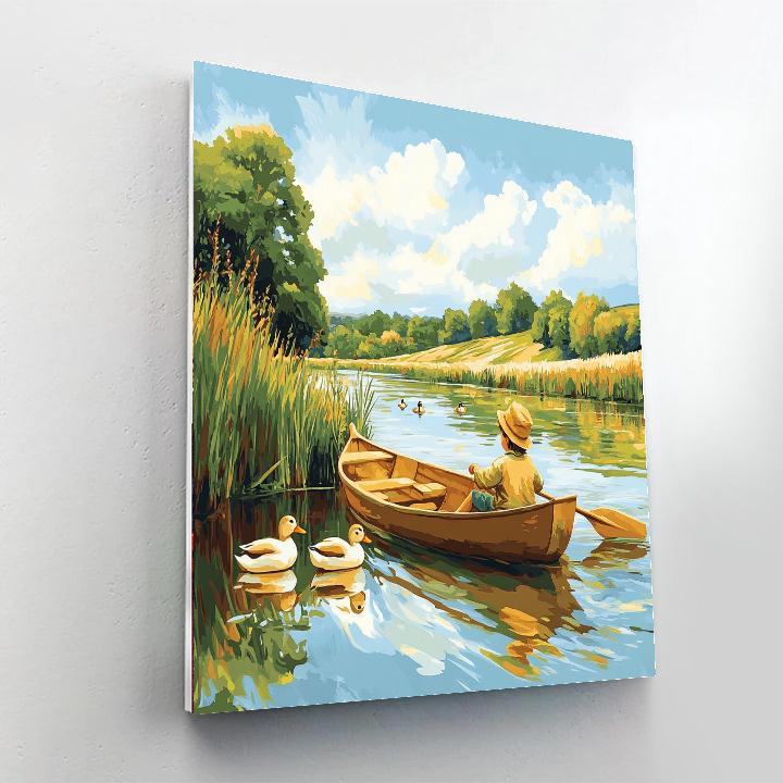 Little John River Row paint by numbers