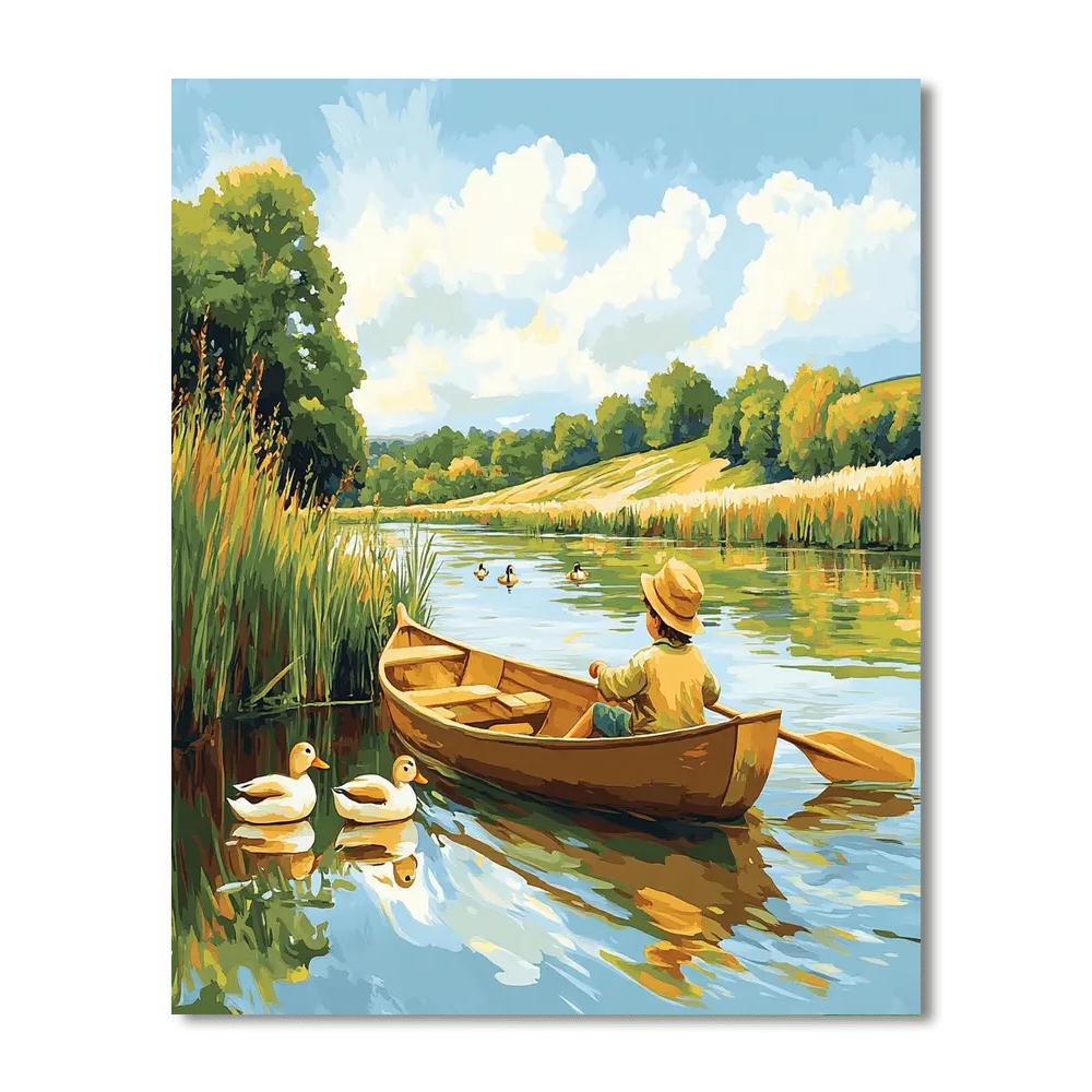 Little John River Row paint by numbers