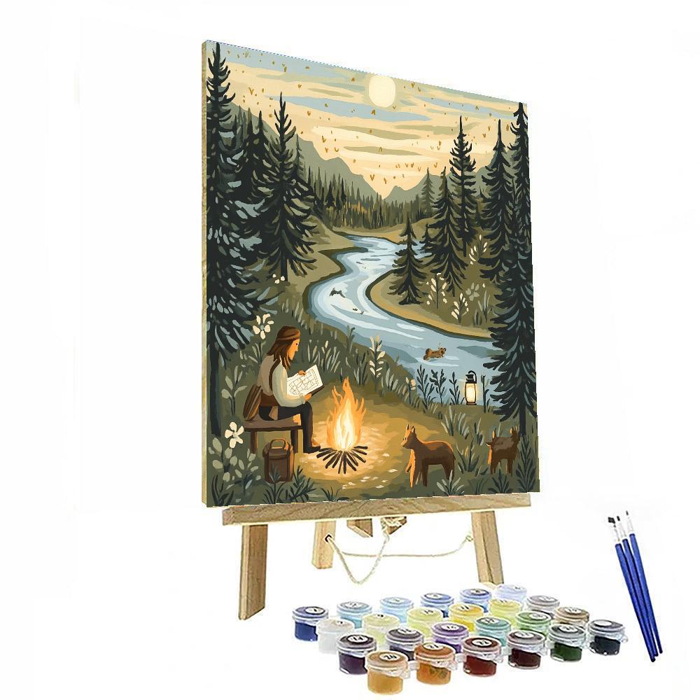 John Smith River Camp Numbered painting kits